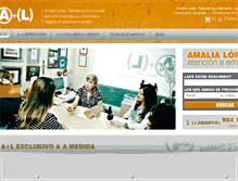 Tablet Screenshot of amalialopez.com